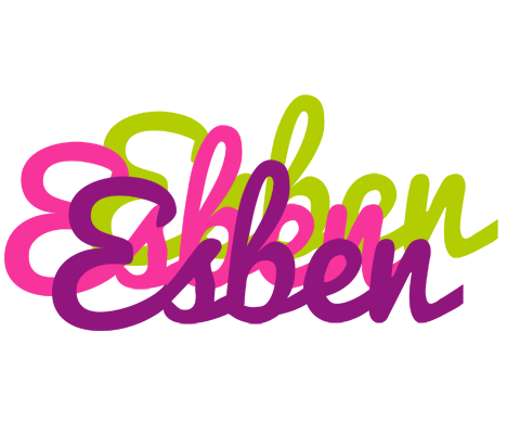 Esben flowers logo