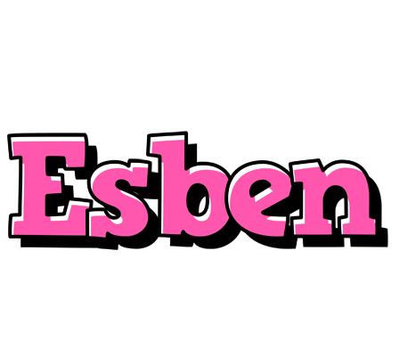Esben girlish logo