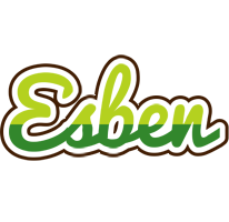 Esben golfing logo