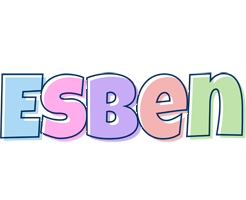 Esben pastel logo