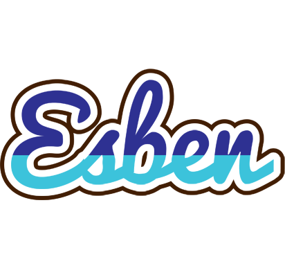 Esben raining logo