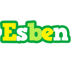 Esben soccer logo