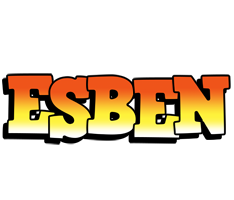 Esben sunset logo