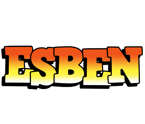 Esben sunset logo