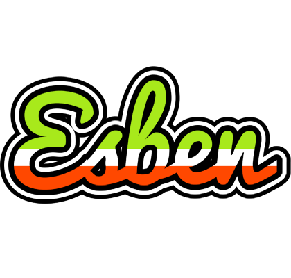 Esben superfun logo