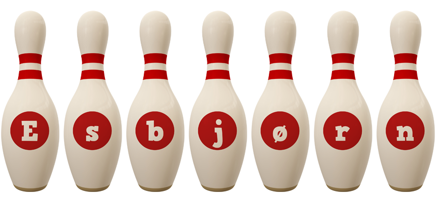 Esbjørn bowling-pin logo