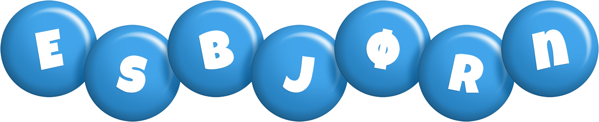 Esbjørn candy-blue logo