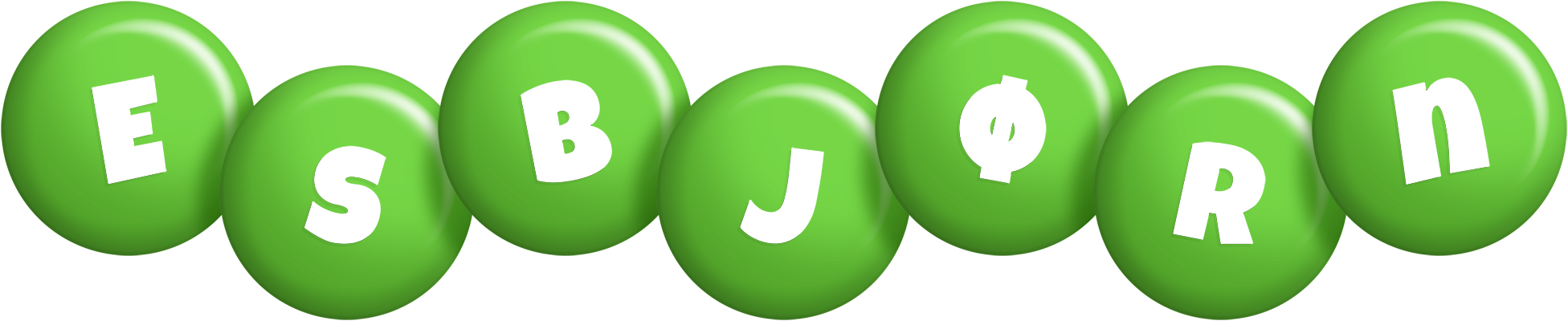 Esbjørn candy-green logo