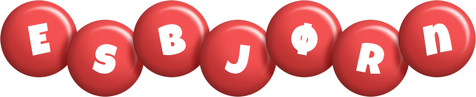 Esbjørn candy-red logo