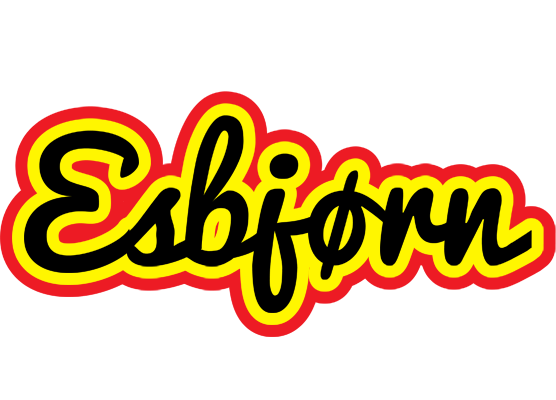 Esbjørn flaming logo