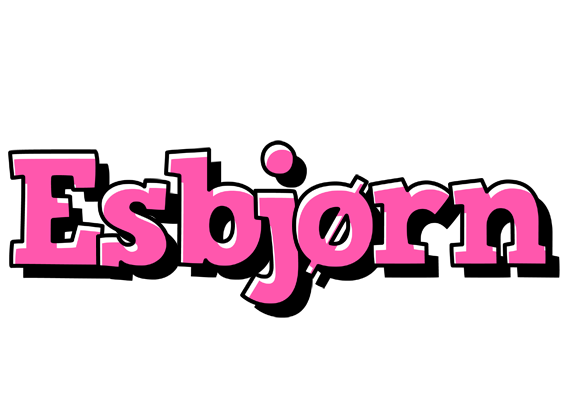 Esbjørn girlish logo