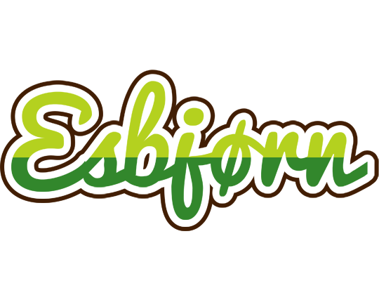 Esbjørn golfing logo