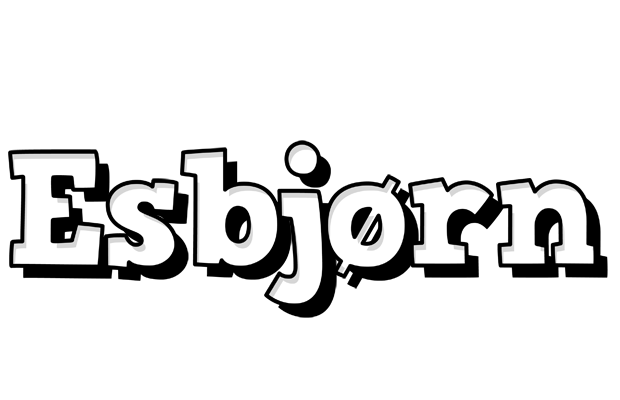 Esbjørn snowing logo