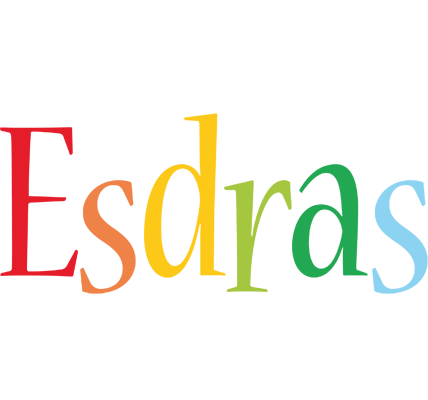 Esdras birthday logo
