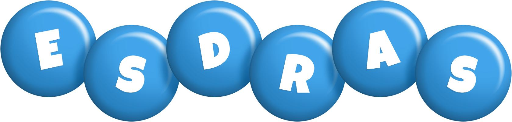 Esdras candy-blue logo