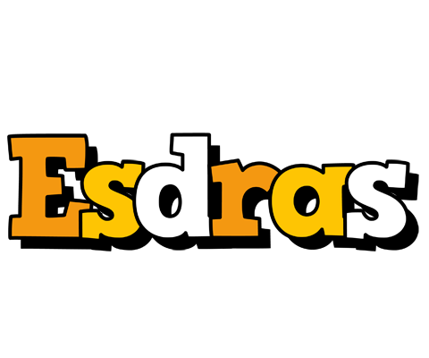 Esdras cartoon logo