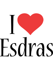 Esdras i-love logo