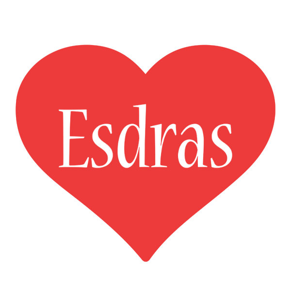 Esdras love logo