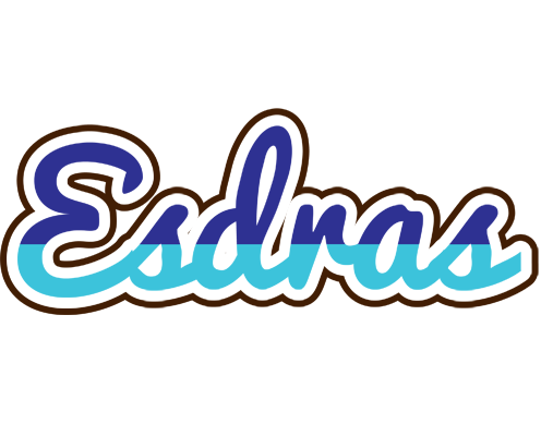 Esdras raining logo
