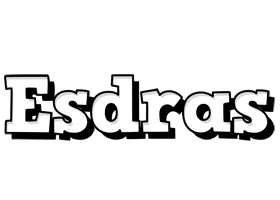 Esdras snowing logo