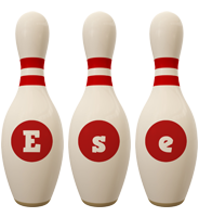 Ese bowling-pin logo