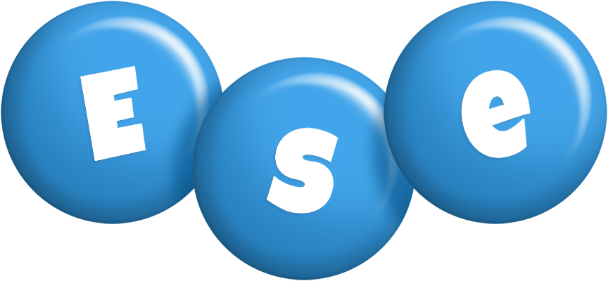 Ese candy-blue logo