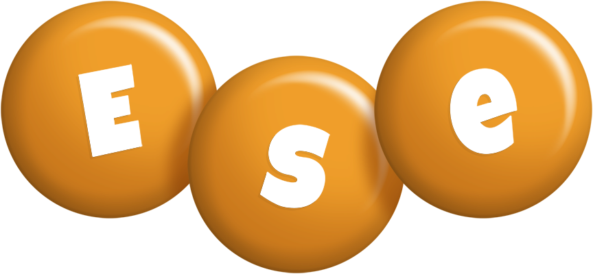 Ese candy-orange logo