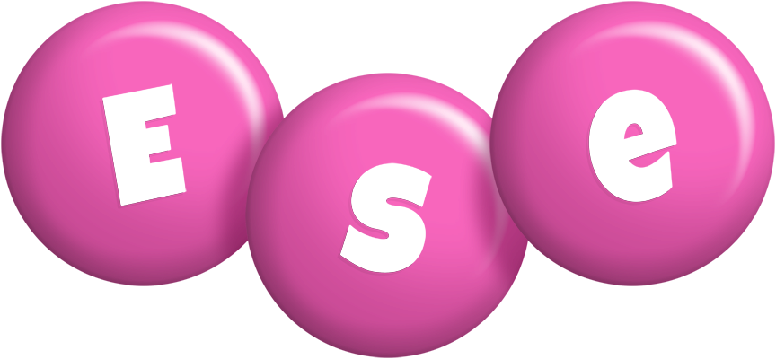 Ese candy-pink logo