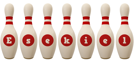 Esekiel bowling-pin logo