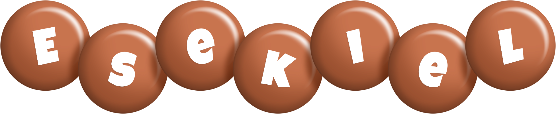 Esekiel candy-brown logo