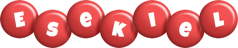 Esekiel candy-red logo