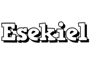 Esekiel snowing logo