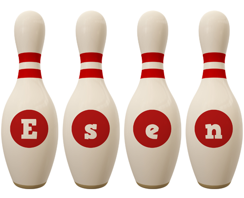 Esen bowling-pin logo