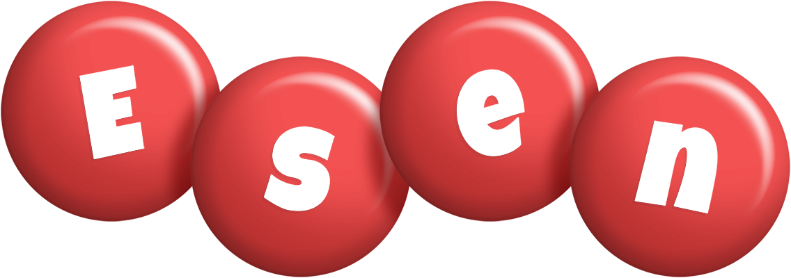 Esen candy-red logo