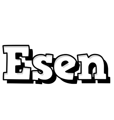 Esen snowing logo