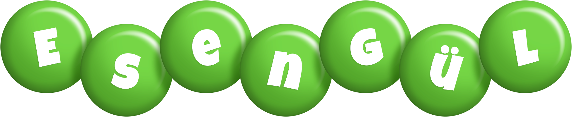 Esengül candy-green logo