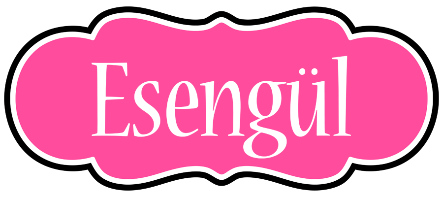 Esengül invitation logo