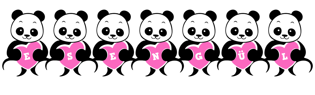 Esengül love-panda logo