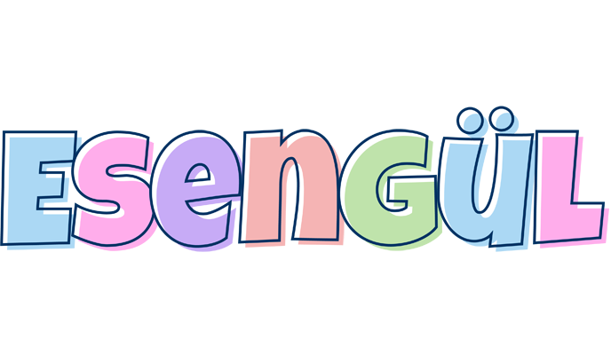 Esengül pastel logo