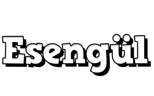 Esengül snowing logo