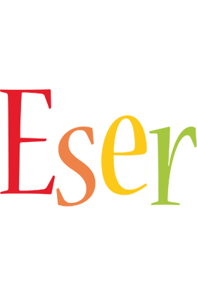 Eser birthday logo
