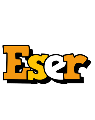 Eser cartoon logo