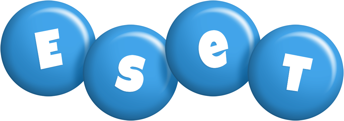 Eset candy-blue logo