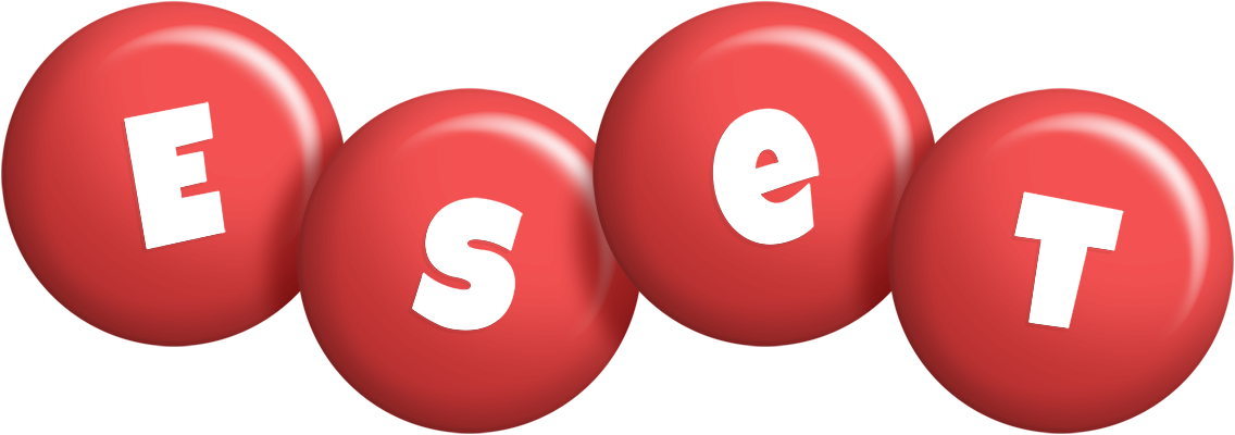Eset candy-red logo