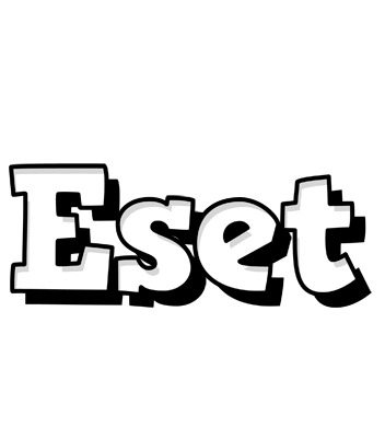 Eset snowing logo