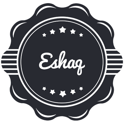 Eshaq badge logo