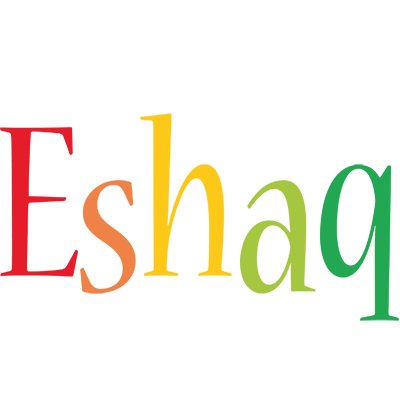 Eshaq birthday logo