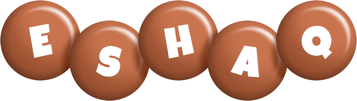 Eshaq candy-brown logo