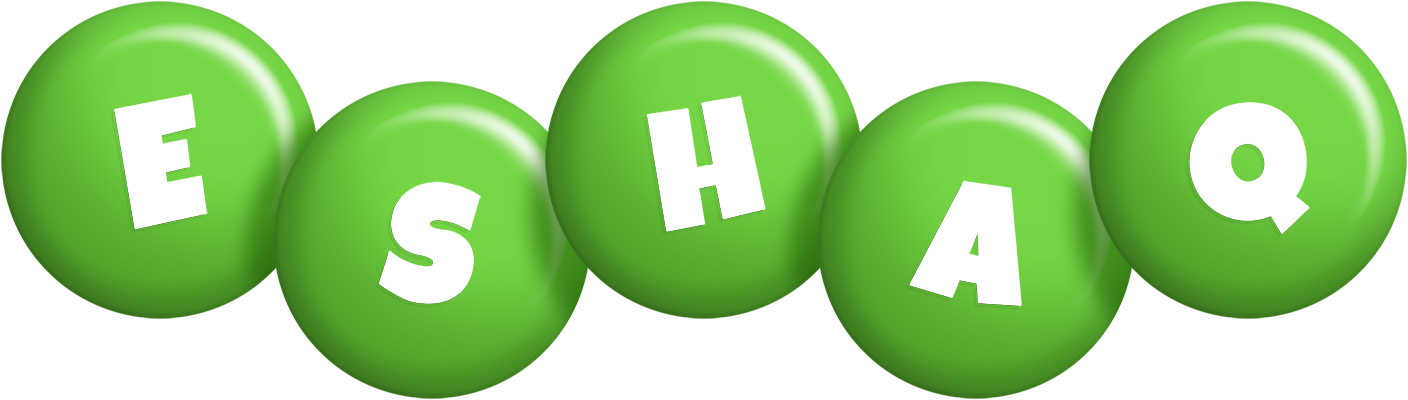 Eshaq candy-green logo