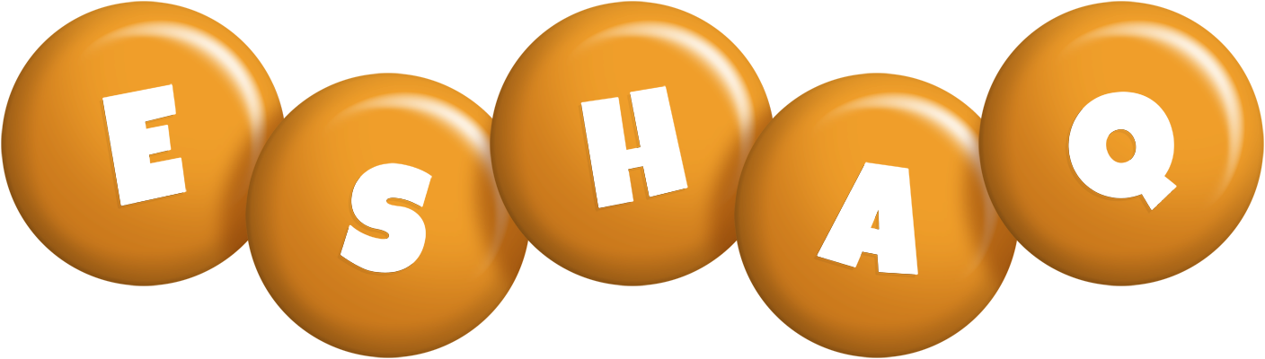 Eshaq candy-orange logo